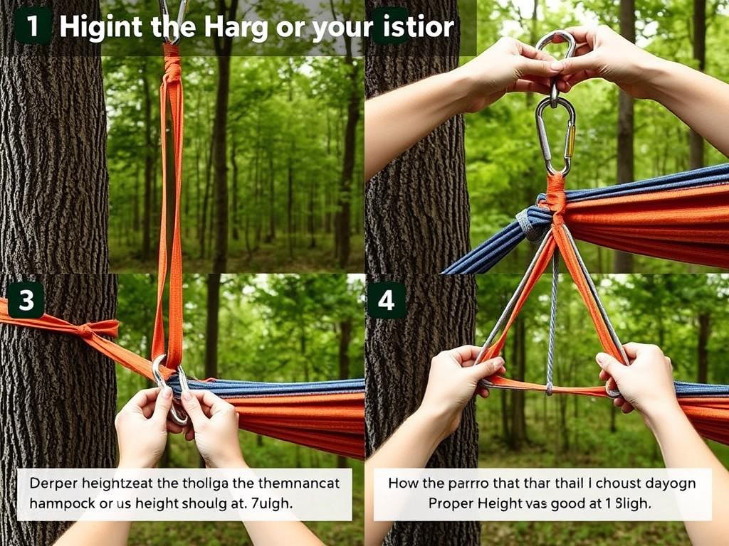 Schritt-für-Schritt Anleitung zum Aufhängen einer Boho Hängematte Schritt-für-Schritt Anleitung zum Aufhängen einer Boho Hängematte
